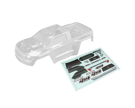 AR402261 Body Clear with Decals GRANITE 4x4 (ARAC3337)