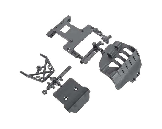 AR320004 Bumper Rear Chassis Plate Set Front (ARAC3485)