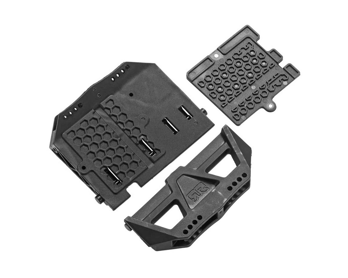 AR320252 Front/Rear Shock Mount Radio Tray NERO (ARAC8907)