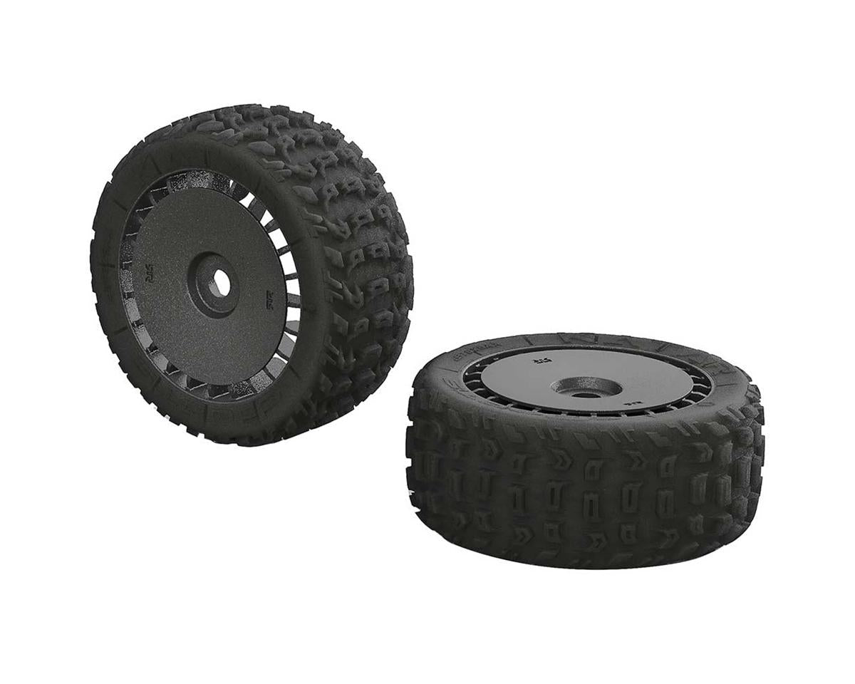 AR550048 KATAR T 6S Tire/Wheel Set Talion (2) (ARAC9615) – Nankin Hobby