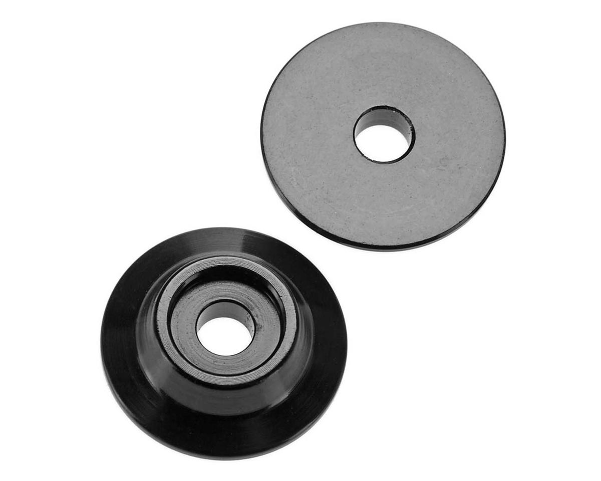 AR320216 Wing Button Aluminum Black (2) (ARAC9691)