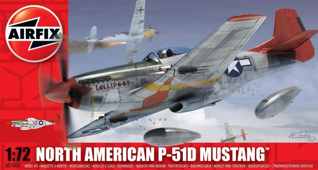 1/72 North American P-51D Mustang Plastic Model Kit (ARXS1004)