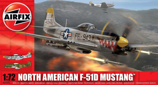1/72 North American F-51D Mustang Plastic Model Kit (ARXS2047)