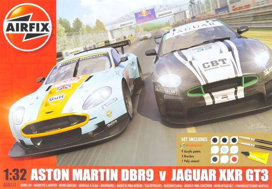1/32 Gift Set Jaguar/Aston Martin Plastic Model Kit (ARXS5011)