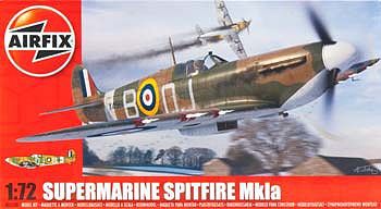 1/72 Supermarine Spitfire Mk1a Small Starter Set Plastic Model Kit (ARXS5510)