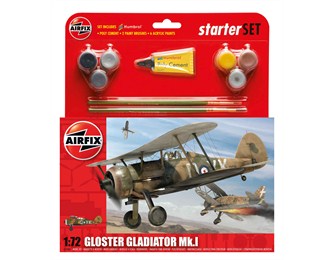 1/72 Gloster Gladiator Mk.I (Starter Set) Plastic Model Kit (ARXS5526)