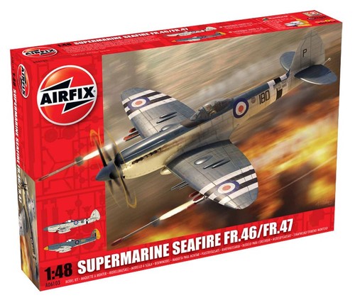 1/48 British Supermarine Seafire FR.46/FR.47 Plastic Model Kit (ARXS6103)