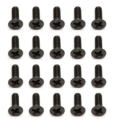 2x6mm Flat Head Phillips Screws: 18LM (ASC21334)