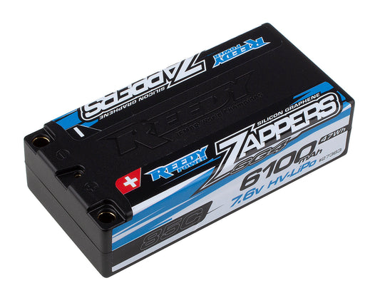 6100mAh 7.6V 85C 2S Zappers SG4 Series Shorty LiHV Battery Pack with 5mm Bullet Plugs (ASC27363)