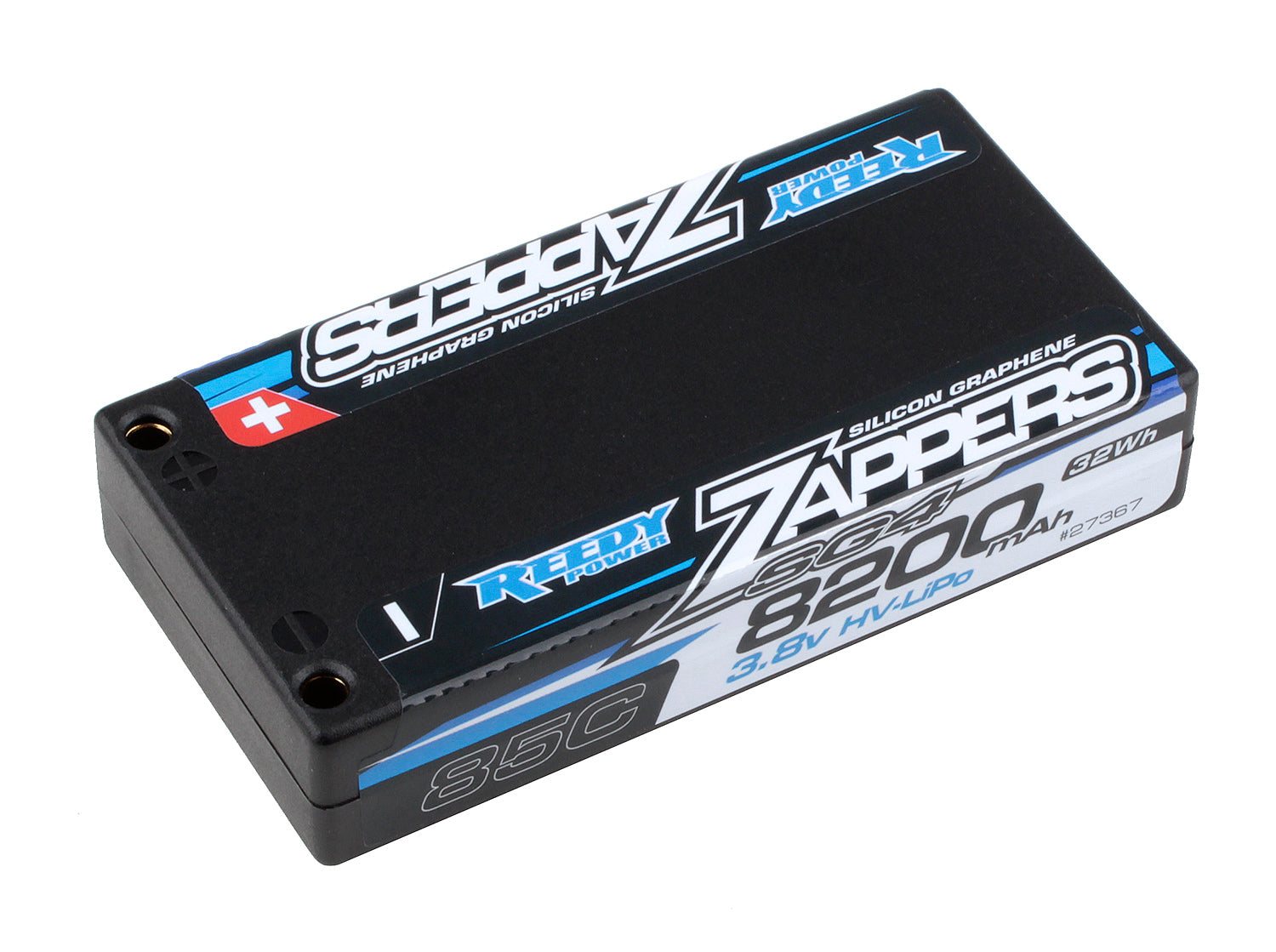 8200mAh 3.8V 85C 1S Zappers SG4 Series LiHV Battery Pack with 5mm Bullet Plugs (ASC27367)