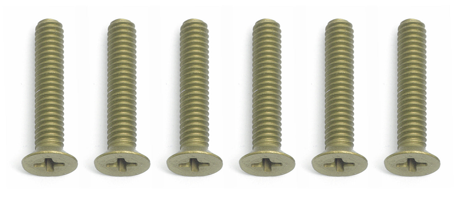 Aluminum Factory Team Flathead Phillips Screws 8-32x7/8" (6) (ASC6281)