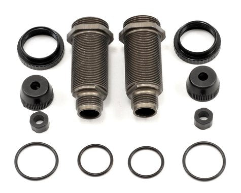 Aluminum Factory Team V2 Threaded Front Shock Body Set 0.89" for B4 (2) (ASC7475)