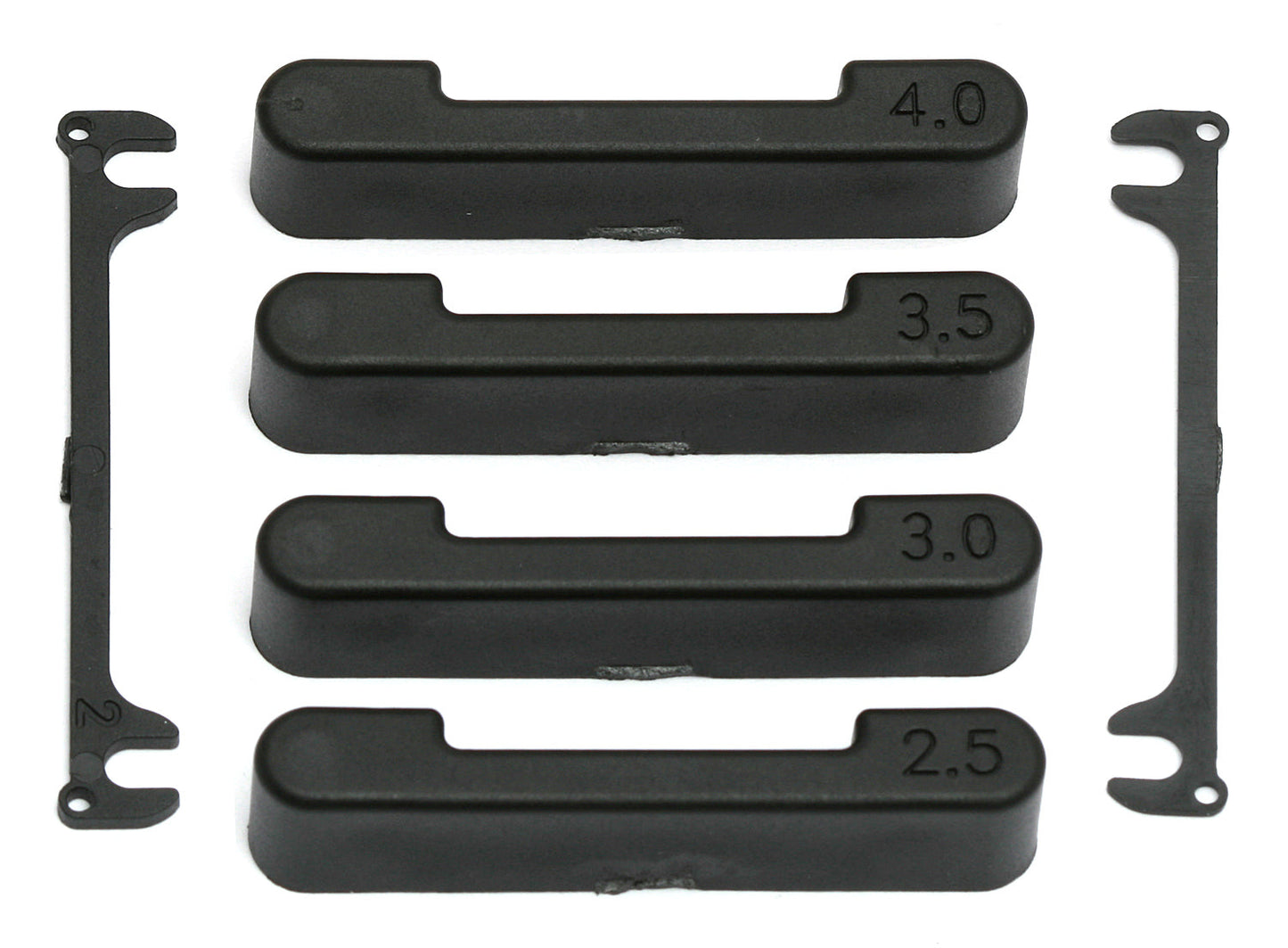 Factory Team Arm Mounts 2.5/3/3.5-Degree for B4/T4/SC10 (4) (ASC7487)