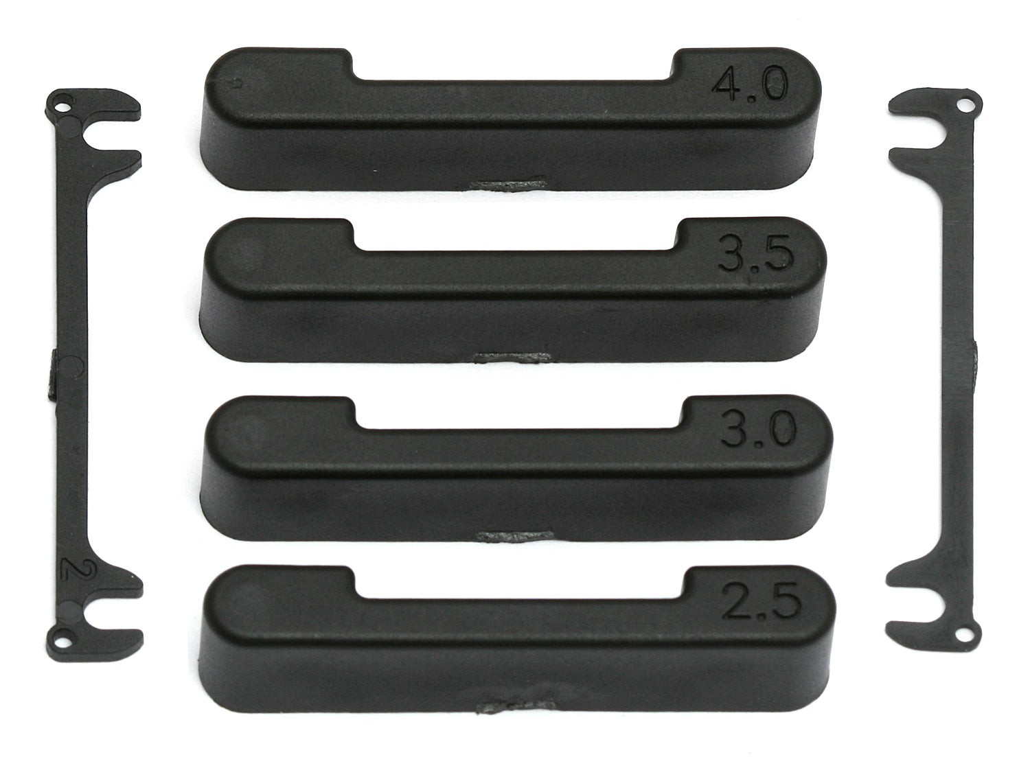 Factory Team Arm Mounts 2.5/3/3.5-Degree for B4/T4/SC10 (4) (ASC7487)