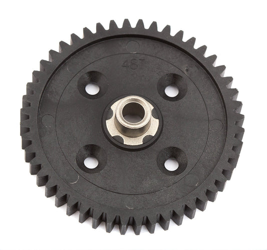 Composite V2 Spur Gear Mod1.0 48T for RC83e/RC8T3e (ASC81355)