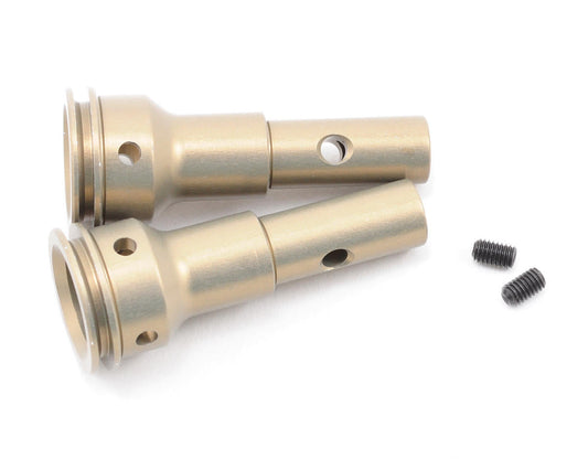 Aluminum Factory Team Rear Stub Axle for RC8 (2) (ASC89284)