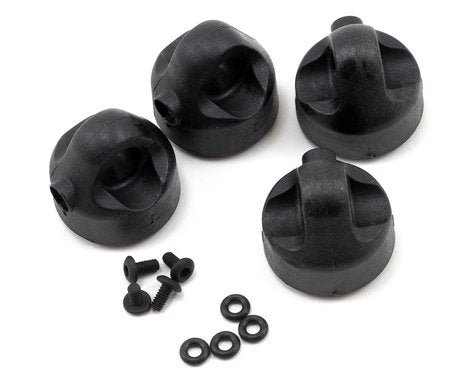 Molded Shock Cap Set 13mm for SC10 4x4 (4) (ASC91062)