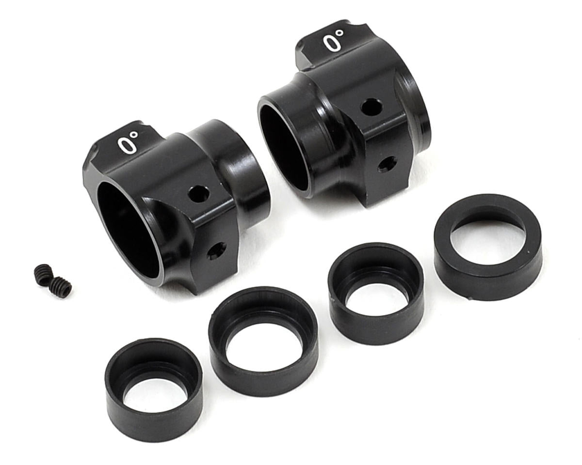 Aluminum Rear Hubs Black for B5 (2) (ASC91549)