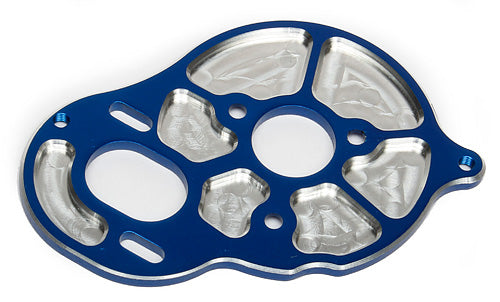 Factory Team Front Motor Plate, Blue, 3 Gear: B5M (ASC91603)