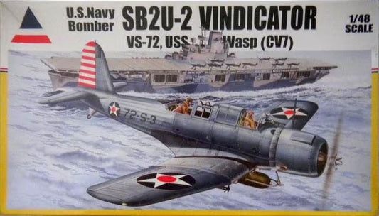 1/48 U.S. Navy Bomber SB2U-2 Vindicator Plastic Model (ATES0201)
