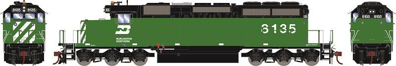 HO EMD SD40-2 Diesel Locomotive with DCC & Econami Sound, Burlington Northern (BN) #8135 (ATH1250)