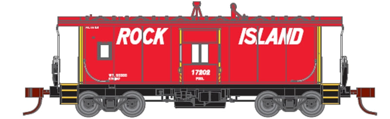 N Bay Window Caboose, Rock Island (RI) #17211 (ATH23277)