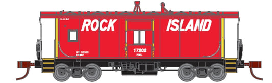 N Bay Window Caboose, Rock Island (RI) #17211 (ATH23277)