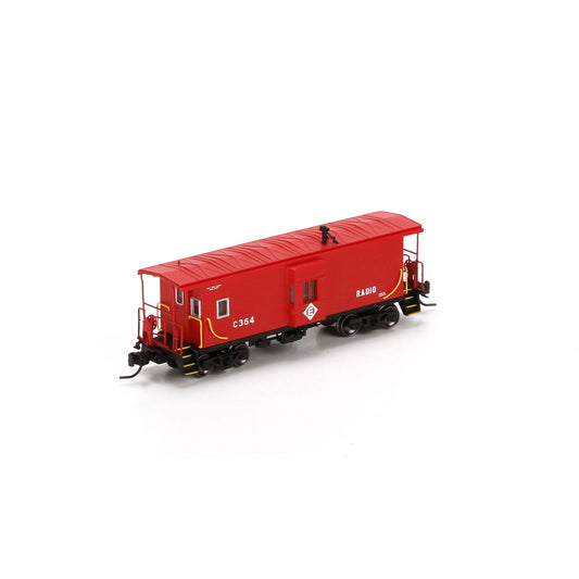 N Erie Lackawanna EL Bay Window Caboose #C364 (ATH23289)