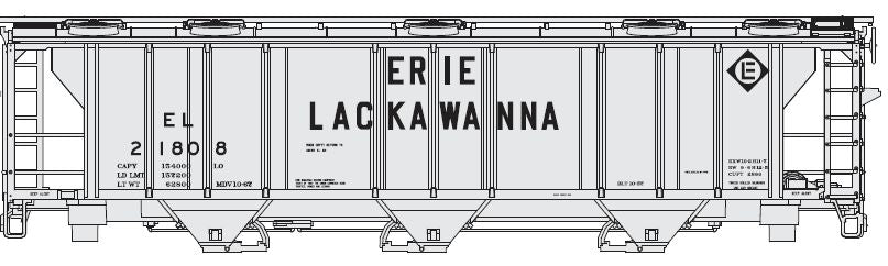 N PS2 2893 Hopper, Erie Lackawanna (EL) #2 (ATH23810)