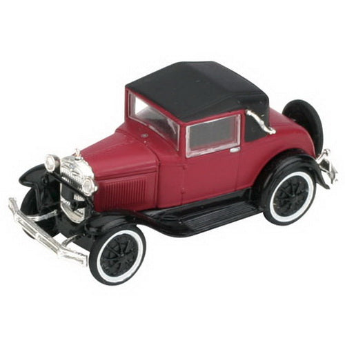 HO Ford Model A Sport Coupe, Burgandy (ATH26381)