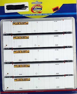 HO Monon 53' Plate Wall Container J. B. Hunt (5) (ATH2652)