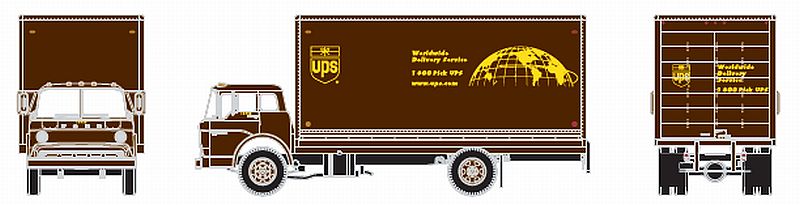 N Ford "C" Van, UPS (ATH29400)