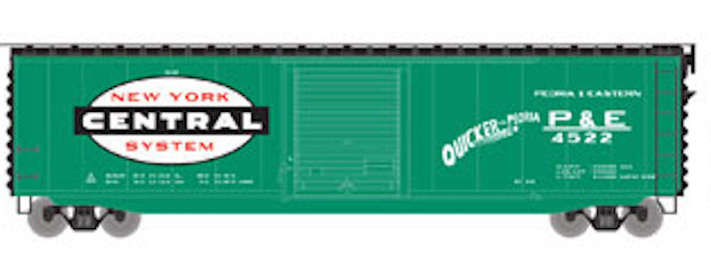 N 50' PS1 Single Door Box Car, New York Central System (P&E) #4522 (ATH6989)
