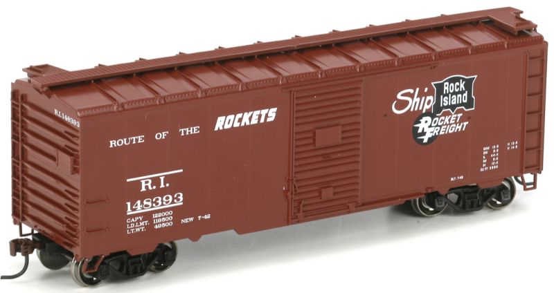HO 40' Youngstown Door Boxcar, Chicago Rock Island & Pacific (RI) #148393 (ATH70072)