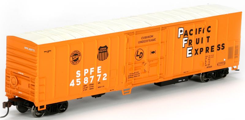 HO 57' Mechanical Reefer, Pacific Fruit Express (SPFE) #458834 (ATH71410)