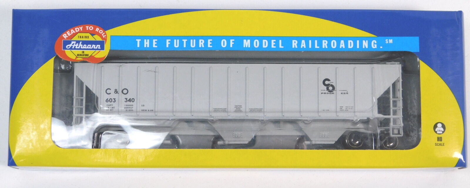 HO 54' PS 4740 Hopper Chesapeake & Ohio #603340 (ATH72369)