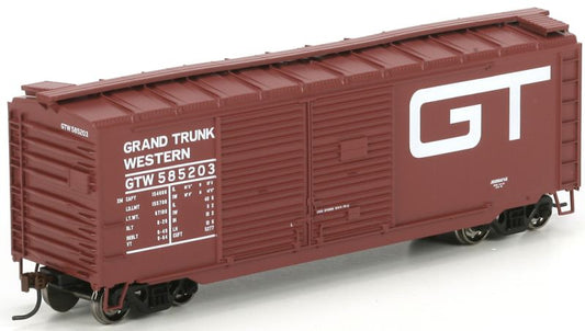 HO 40' Double Door Boxcar, Grand Trunk Western (GTW) #585802 (ATH74921)