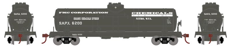 HO Single Dome Tank Car, FMC Coporation (SHPX) #6202 (ATH76690)
