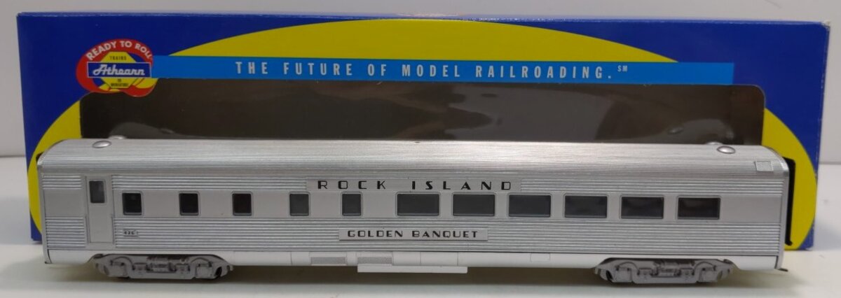 HO Rock Island Golden Banquet Streamlined Diner (ATH7922)