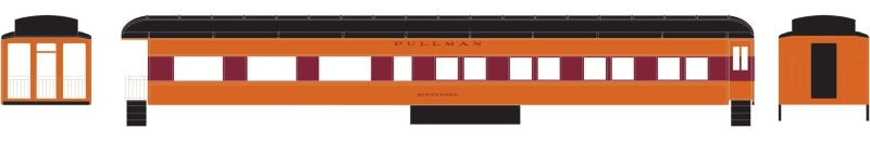 HO Heavyweight Observation Car, Milwaukee Road (MILW) Minnewawa (ATH79461)