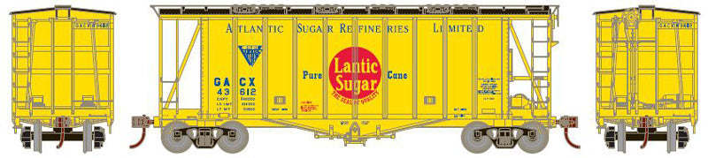 HO GATC 2600 Airslide Covered Hopper, Atlantic Sugar (GACX) #43615 (ATH87587)