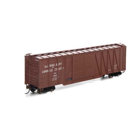 HO RTR 50' Single Sheathed Box Car, SJ&L #1033 (ATH90088)