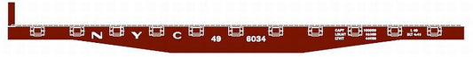 HO 40' Flat Car, New York Central (NYC) #496034 (ATH96339)