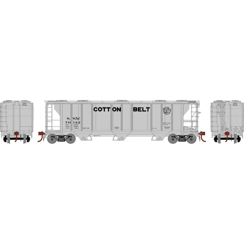 HO PS-2 2893 3-Bay Covered Hopper, SSW #76122 (ATHG73629)