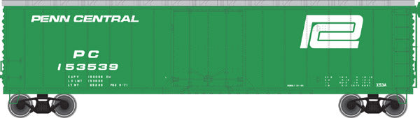 HO 50' Plug Door Box Car, Penn Central (PC) #153850 (ATL20001374)