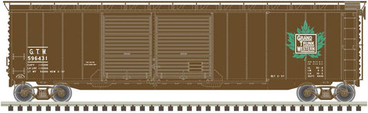 HO 50' Double Door Box Car, Grand Trunk Western (GTW) #596388 (ATL20004414)