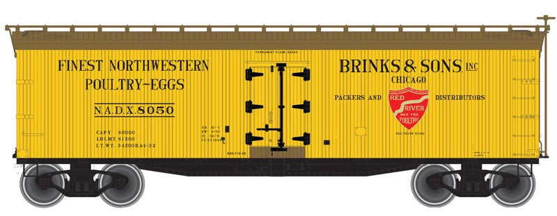 HO Brink's and Sons 40' Wood Reefer #8052 (ATL20005839)