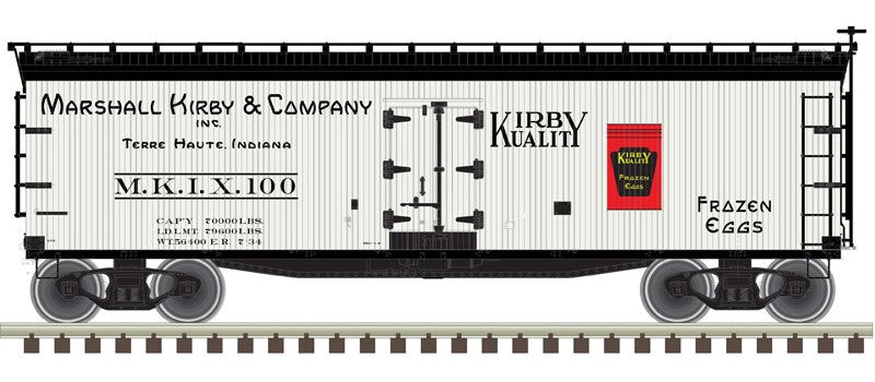HO 40' Wood Reefer, Marshall Kirby Frozen Eggs (MKIX) #101 (ATL20005847)