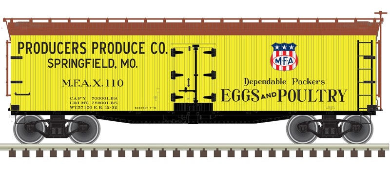 HO Producers Produce Co. 40' Wood Reefer #111 (ATL20005849)