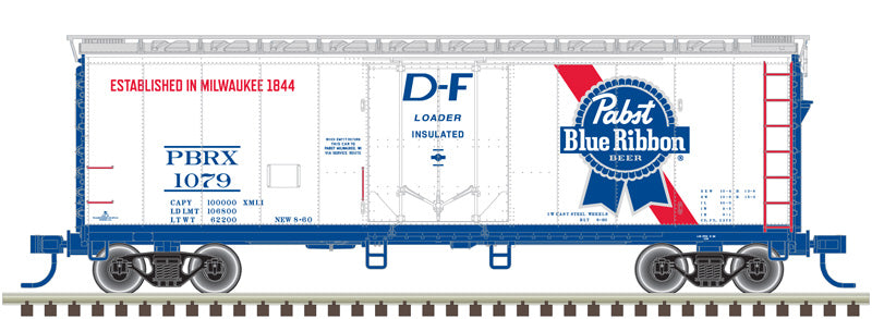 HO Trainman 40' Plug Door Box Car, Pabst Blue Ribbon #1079 (ATL20006333)
